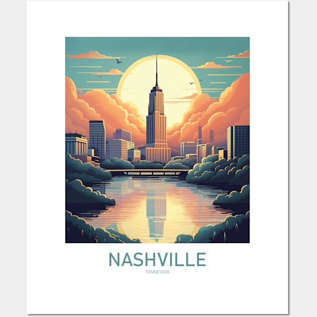 NASHVILLE Wall Art by MarkedArtPrints